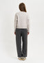 Pantalone con pattine sul retro - GRIGIO SCURO