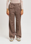 Pantalone palazzo con pinces - FANGO