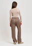 Pantalone palazzo con pinces - FANGO