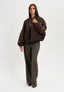 Pantalone dritto in galles - FANGO