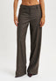 Pantalone dritto in galles - FANGO