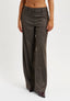 Pantalone dritto in galles - FANGO