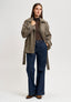 Jeans palazzo con elastico retro - BLU