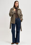 Jeans palazzo con elastico retro - BLU