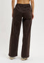 Pantalone palazzo tinto capo - MARRONE