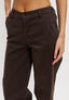 Pantalone palazzo tinto capo - MARRONE
