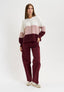 Pantalone palazzo tinto capo - BORDEAUX