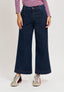 Jeans alla caviglia con elastico retro - BLU