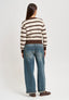 Jeans slavato gamba ampia - JEANS