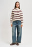 Jeans slavato gamba ampia - JEANS
