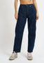 Jeans balloon con elastico retro - NERO