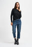 Jeans regular a vita alta - JEANS