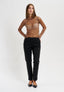 Pantalone sigaretta tinto capo - NERO
