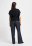 Pantalone a quadri con doppi passanti - GRIGIO MEDIO