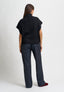 Pantalone a quadri con doppi passanti - GRIGIO MEDIO