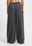 Pantalone in poliviscosa con pince - GRIGIO MEDIO