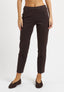 Pantaloni capri in punto milano - MARRONE