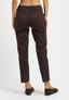 Pantaloni capri in punto milano - MARRONE
