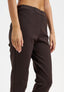 Pantaloni capri in punto milano - MARRONE