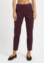 Pantaloni capri in punto milano - BORDEAUX