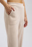Pantalone in velluto crop - AVORIO