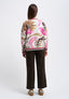 Cropped velvet trousers - BROWN