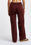 Pantalone in velluto con gamba ampia - BORDEAUX