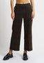 Pantalone in punto milano a quadri - MARRONE