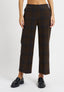 Pantalone in punto milano a quadri - MARRONE