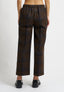 Pantalone in punto milano a quadri - MARRONE