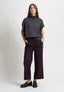 Pantalone in punto milano a quadri - BORDEAUX