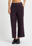 Pantalone in punto milano a quadri - BORDEAUX