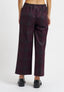 Pantalone in punto milano a quadri - BORDEAUX