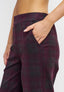 Pantalone in punto milano a quadri - BORDEAUX