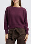 Pantalone punto milano con fusciacca - MARRONE
