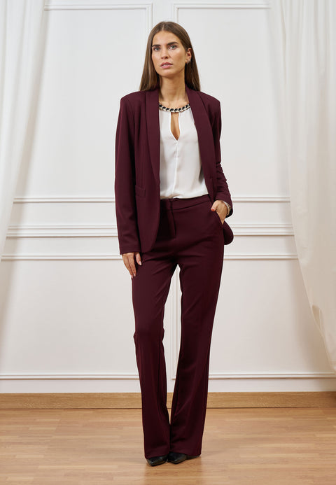 Giacca scuba monopetto