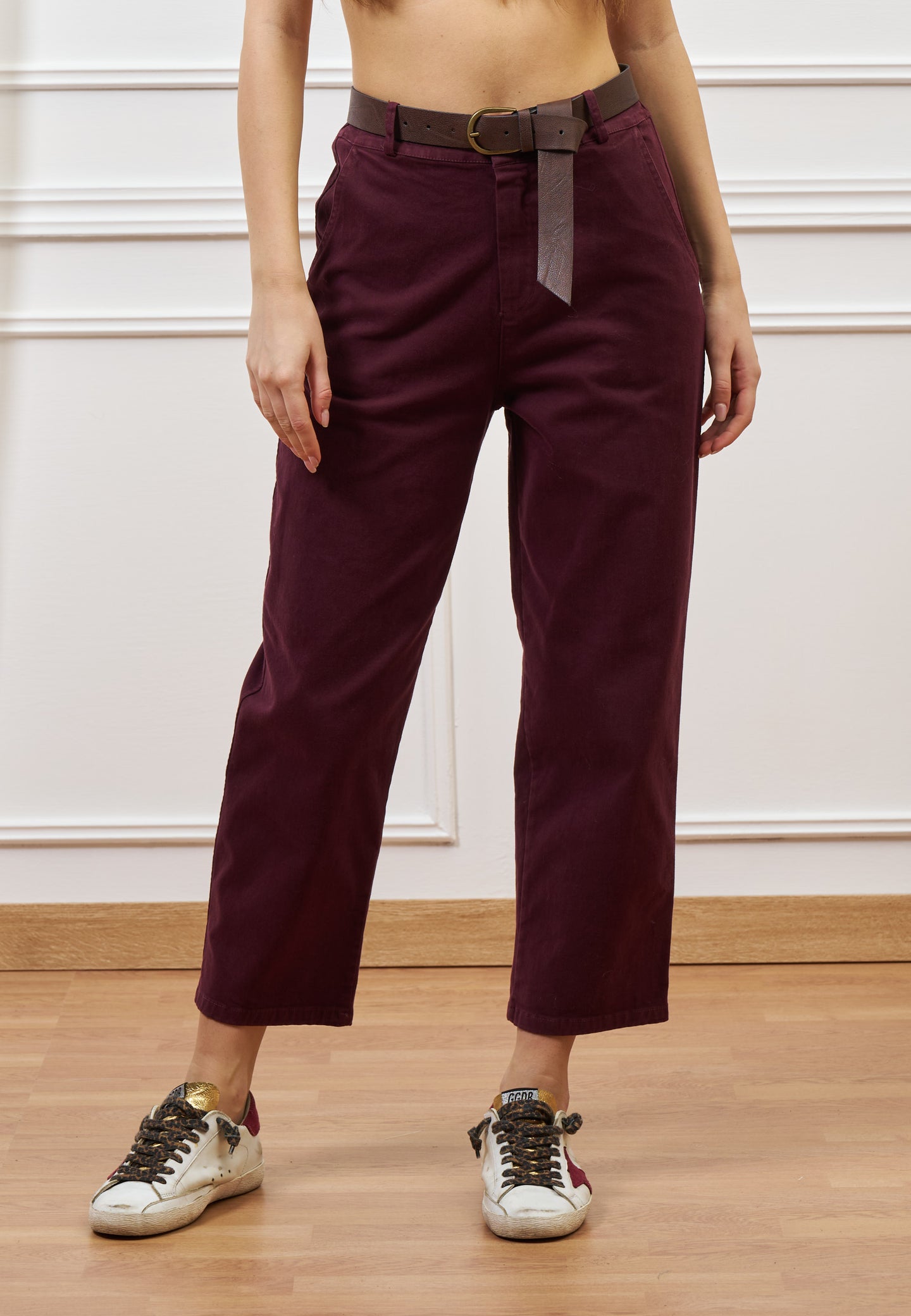 Pantalone balloon con cintura