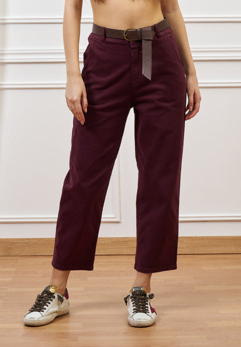 Pantalone balloon con cintura