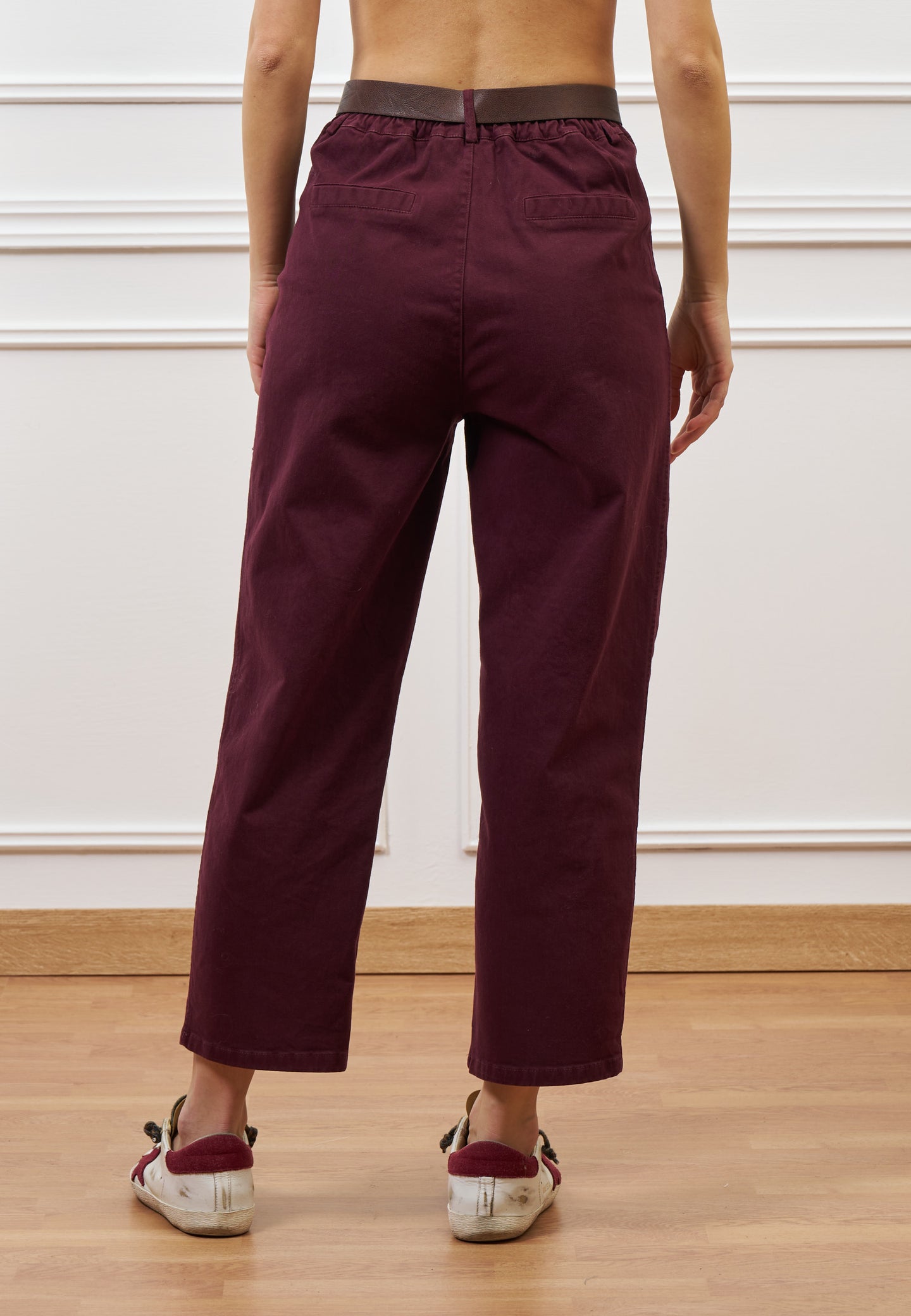 Pantalone balloon con cintura