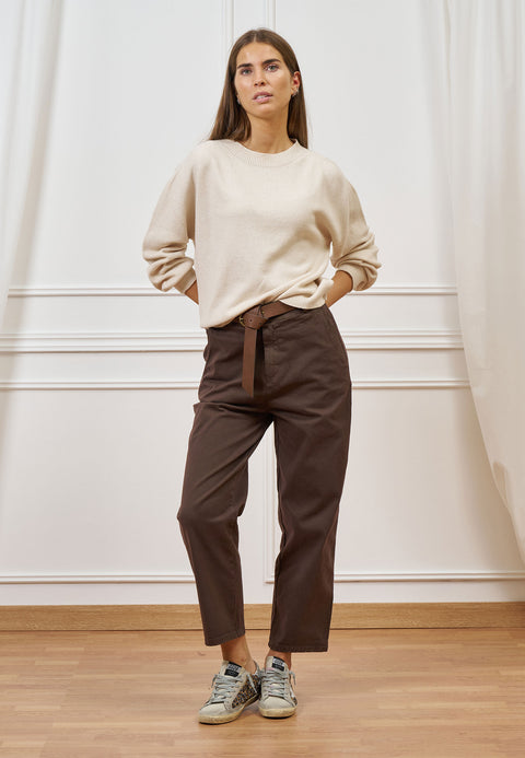 Pantalone balloon con cintura