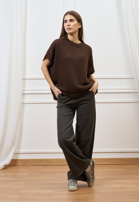Pantalone palazzo melange