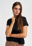 T-shirt girocollo basica - NERO