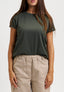 T-shirt girocollo basica - MILITARE