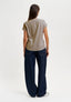 T-shirt girocollo basica - TORTORA