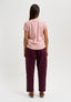 T-shirt girocollo basica - ROSA ANTICO