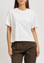 T-shirt basica spalla scesa - AVORIO
