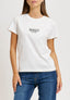T-shirt scritta ricamata “adorooo” - AVORIO