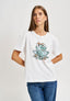 T-shirt ranocchio con applicazioni - AVORIO