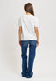 T-shirt barboncino con strass - AVORIO