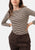 T-shirt manica lunga a righe